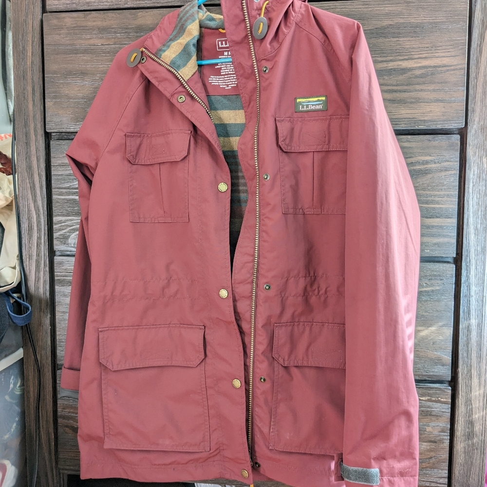 L.L. Bean women's rain jacket